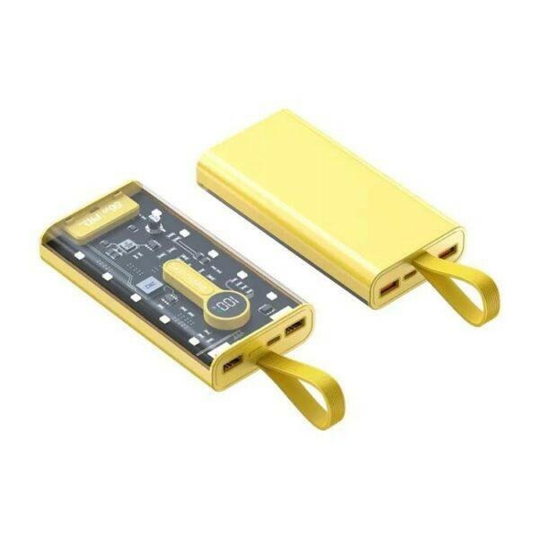 20000mAh Transparent Power Bank with LED Display